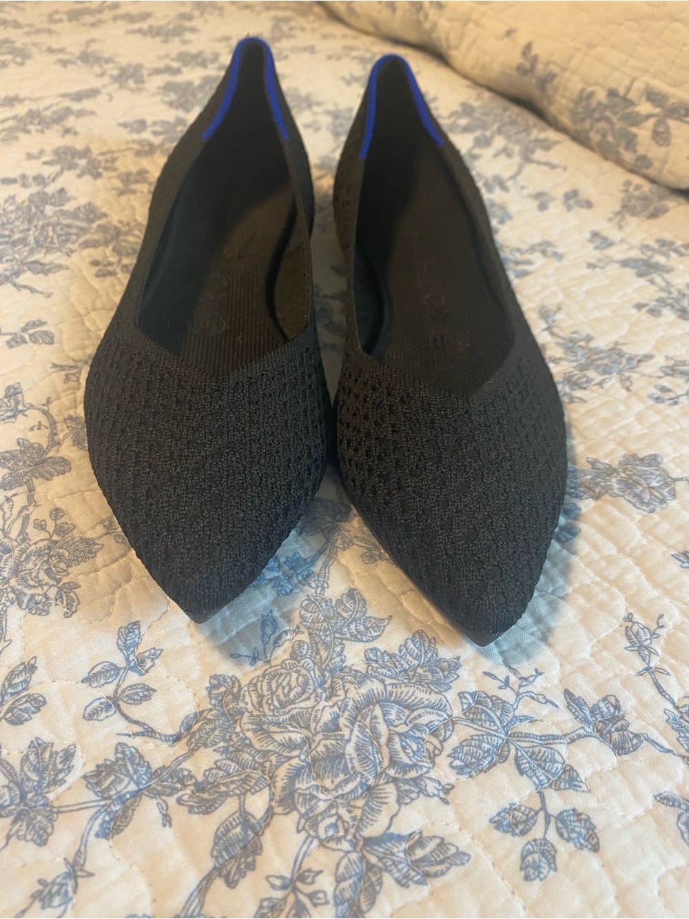 Rothy’s The Point Black Honeycomb Size 8 - Picture 2 of 7
